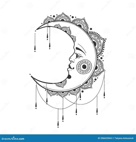 Details 76 Mandala Crescent Moon Tattoo Best Thtantai2