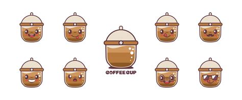 Premium Vector Coffee Cup Cartoon Drink Vector Illustration Icon