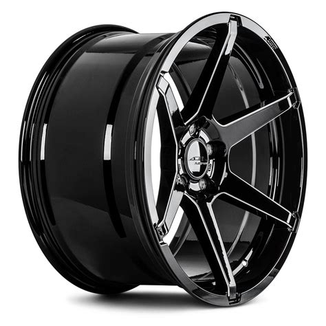 Ace Alloy Aff06 Wheels Gloss Black With Milled Accents Rims Caridcom