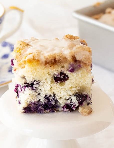 The Best Blueberry Buckle Cake Recipe Happy Happy Nester