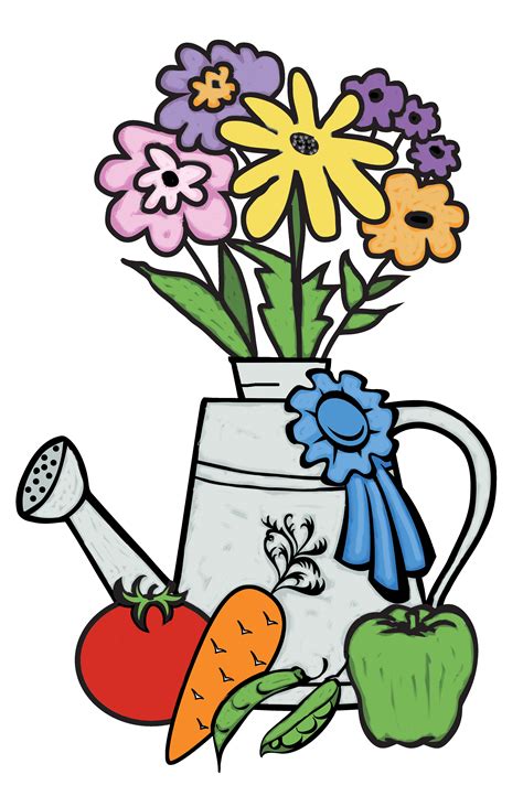 Gardening Clipart Vegetable Patch Gardening Vegetable Patch