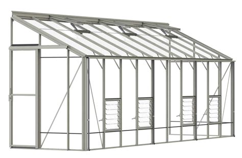5ft Wide Lean To Pastel Sage Greenhouse 53 X 2010 Robinsons
