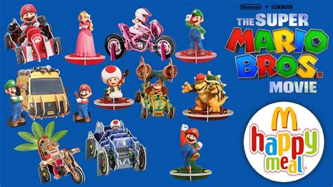 Sneak Peek Super Mario Bros Movie Mcdonalds Happy Meal Toys Australia