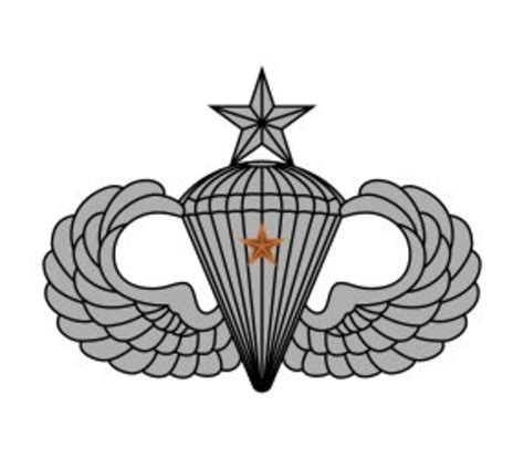 Us Army Senior Parachutist Badge With 1 Combat Jump Star Etsy