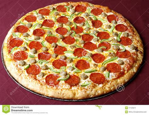 Pepperoni Pizza Stock Image - Image: 11123011