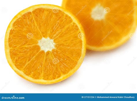 Sliced Oranges With Selective Focus Stock Photo Image Of Perfect