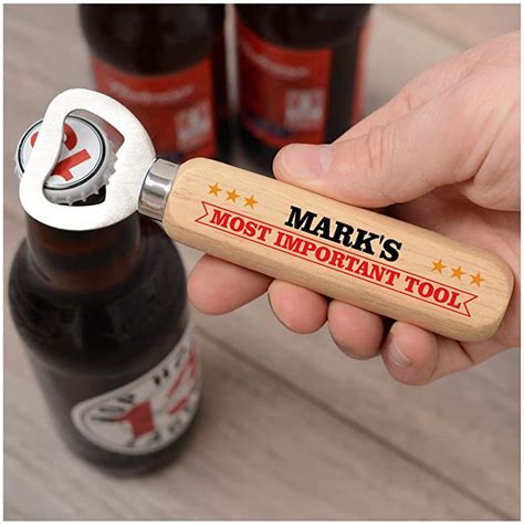 Check spelling or type a new query. PERSONALISED Wooden Beer Bottle Opener Gifts for Him, Dad ...