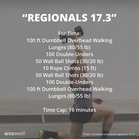 Regionals 173 Workout Functional Fitness Wod Wodwell Wod