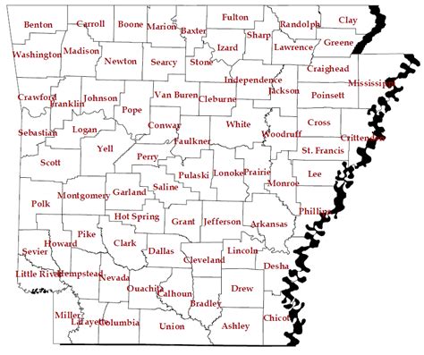 Map Resources For Montgomery County Arkansas