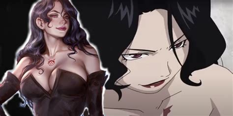 Fullmetal Alchemist Lust Fan Art Gives The Homunculus A Sexy Pinup