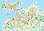 Callejero Mapa De La Coruña Ciudad | Mapa Asia