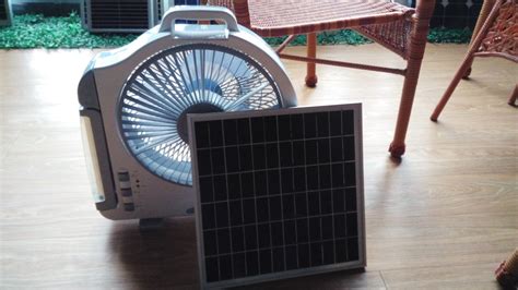 12v5w Portable Solar Dc Fan With Led Lights Buy Solar Powered