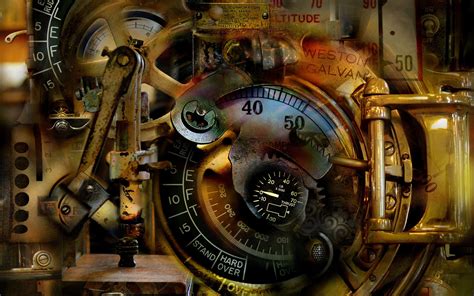 36 Steampunk Gears Wallpaper