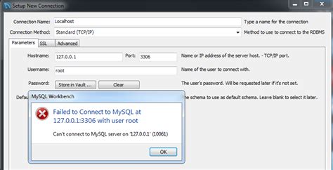 Solved MySQL Workbench Connect To A Localhost To Answer