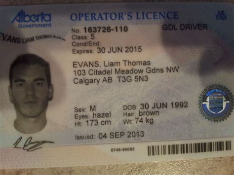 Finally Got A Alberta Driver License They Made Me A Full 3cm Shorter