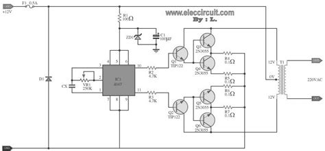Simple Power Inverter Circuit Diagram