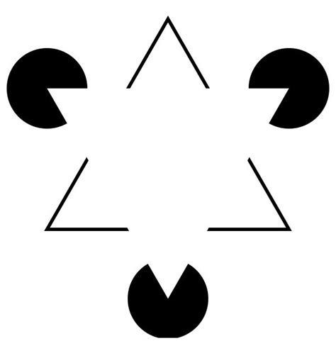 Kanizsas Triangle These Spatially Separate Fragments Give The