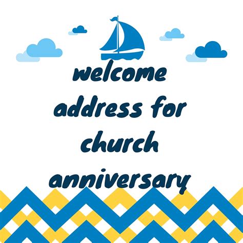 Sample Welcome Addresses For Church