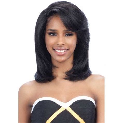 Model Model Synthetic Extreme Side L Part Wig Rex Wigs