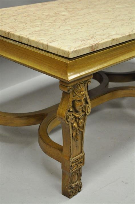 The gold coast faux marble coffee table from convenience concepts combines victorian and modern elements. Victorian Marble-Top Coffee Table Figural Female Faces ...