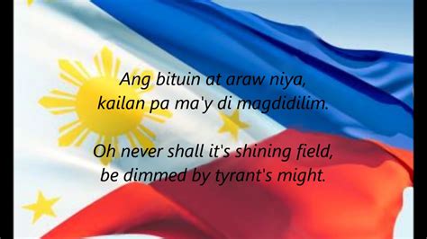 Lupang Hinirang Pambansang Awit Philippine National Anthem With My