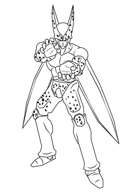 Printable Cell Coloring Pages Anime Coloring Pages