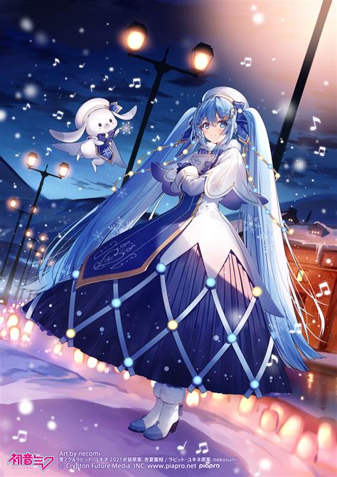 Snow Miku 2021 Main Visual Revealed Artist Is Necömi Rvocaloid