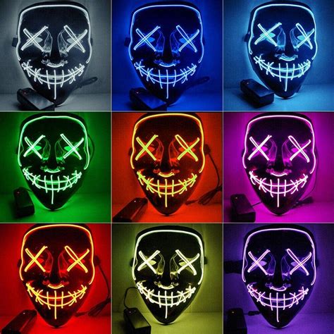 Buy Zilead Halloween Led Light Up Led Purge Y For Festival