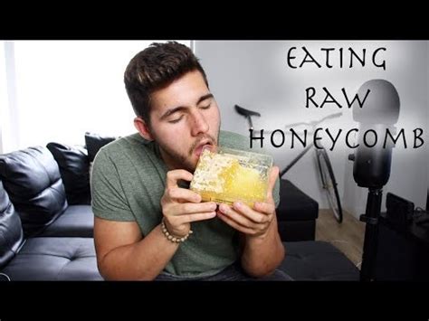 Asmr Eating Raw Honeycomb Intense Sticky Mouth Sounds Satisfying By Tyson Tingles