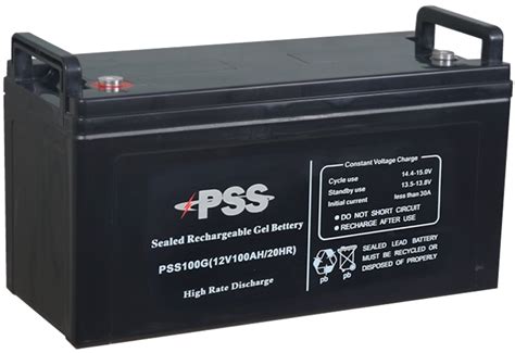 Pss100g Pss Pss100g 12v 100 Ah Gel Battery Sealed Gel Technology