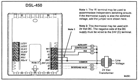 Success starts with knowing what attach the wires to the terminals on the furnace using the color code and diagram provided with the thermostat and/or the furnace or air handler. Lennox Dsl-450 Lx Thermostat Wiring Diagram.
