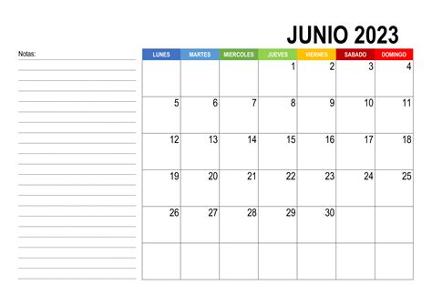 Calendario Junio 2023 Para Imprimir Gratis Paraimprimirgratis Com