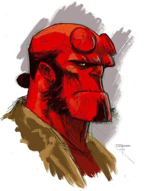 Hellboy By German Peralta Hellboy Art Comic Books Art Character Art