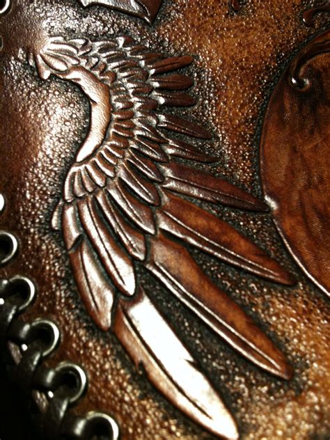 Love The Detail Leather Handmade Leather Carving Leather Tooling