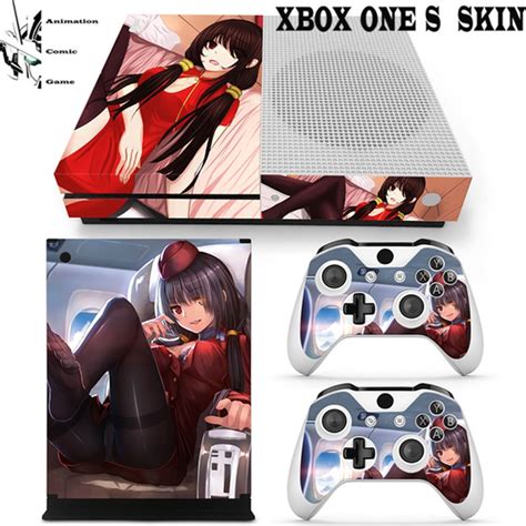 Anime Girl Xbox One S Sticker Covers Decal Xbox One S Console
