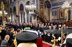 SERBIAN ROYAL COUPLE AT THE FUNERAL OF KING CONSTANTINE II OF GREECE ...
