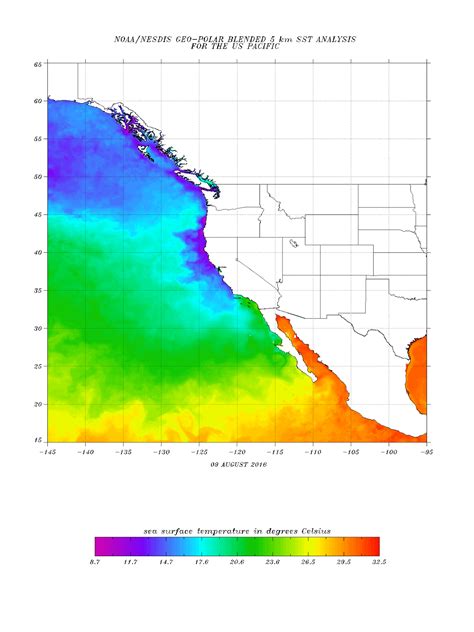 Cliff Mass Weather Blog California Water Temperatures In The Northwest