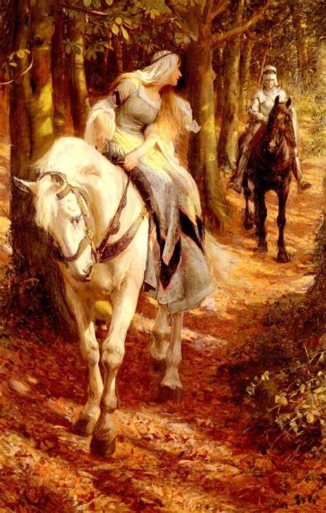 A Knight And His Fair Maiden Medieval Art Romantic Art Medieval