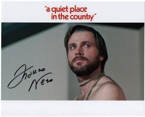 Franco Nero Signed Photo A Quiet Place In The Country