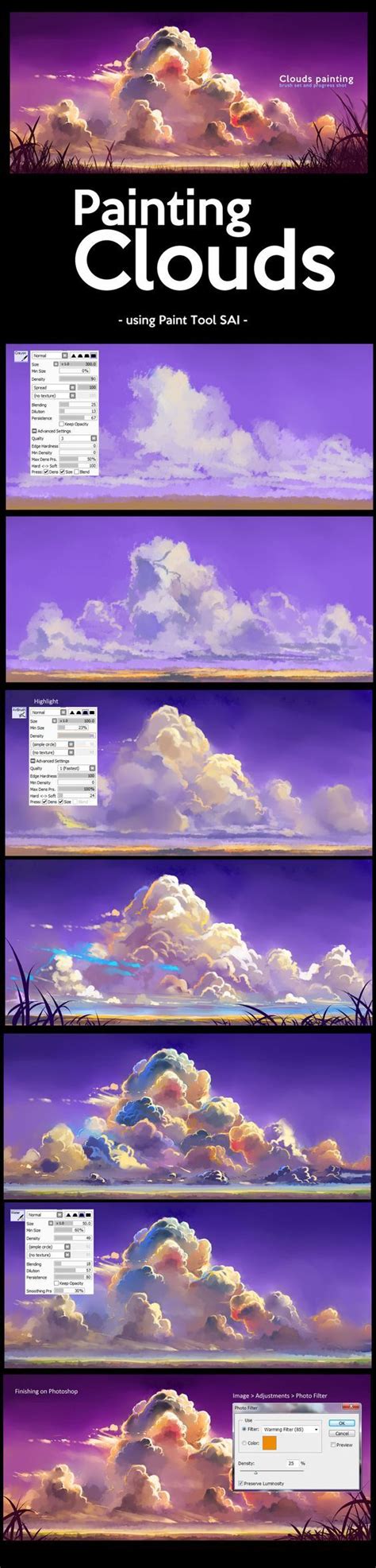 We did not find results for: Painting Clouds in Paint Tool SAI by ombobon | Cloud ...