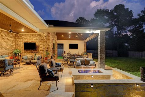 Maybe you would like to learn more about one of these? Fire pit, accent wall, patio cover, outdoor living, tongue ...