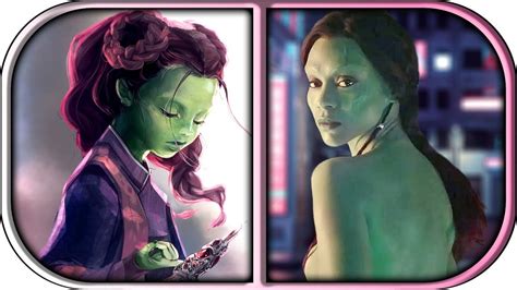 Evolution Of Gamora In Movies Tv Cartoons Gamora Origins