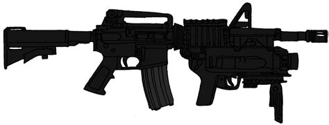 M4 Carbine With M320 Grenade Launcher By Historymaker1986 On Deviantart