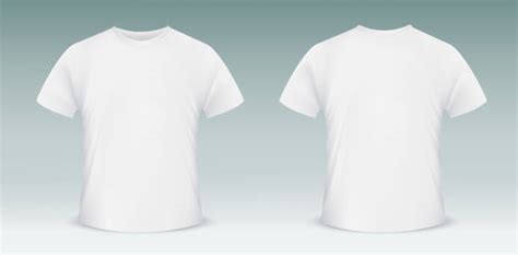 222 High Resolution White T Shirt Template Front And Back Popular Mockups