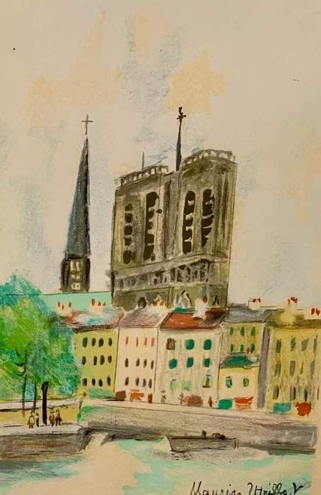 Maurice Utrillo 1883 1955 Notre Dame à Paris Catawiki
