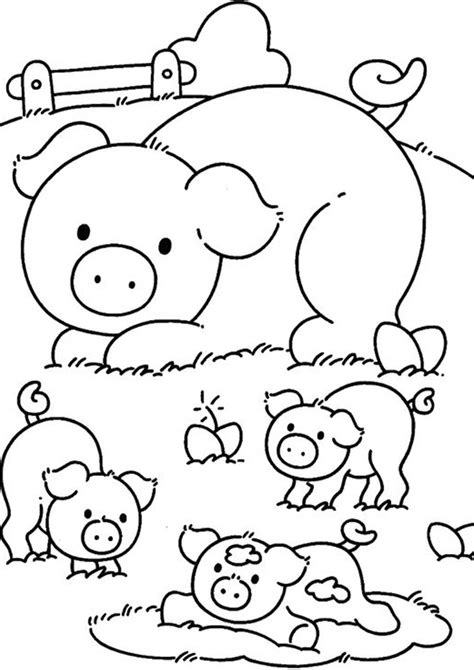 Farm Animals Coloring Pages Printable Randy Kauffmans Coloring Pages