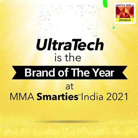 ultratech cement on linkedin ultratech at mma smarties 2021 42 comments