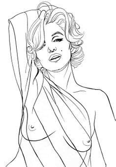 Marilyn Monroe Coloring Page At Getcolorings Free Printable The