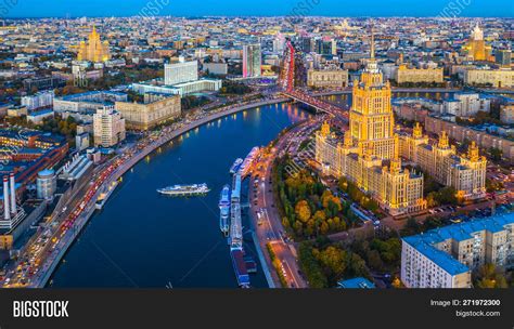 Aerial View Moscow Image And Photo Free Trial Bigstock