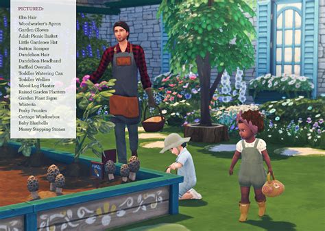 Sims 4 Ccs The Best Cottage Garden Stuff For Sims 4 By The Plumbob